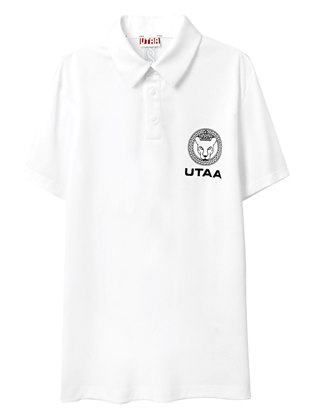 UTAA Scudo Ring Panther PK T-Shirts : Men&#039;s White (UB3TSM382WH)