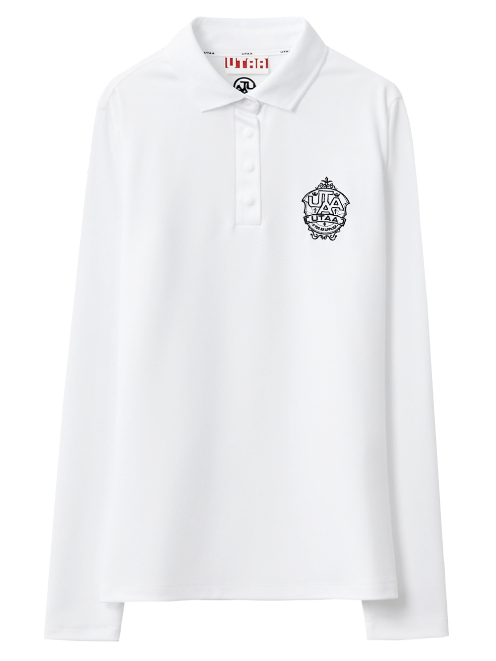 UTAA Egis Emblem Basic Sleeve : Women&#039;s White (UB4TLF534WH)