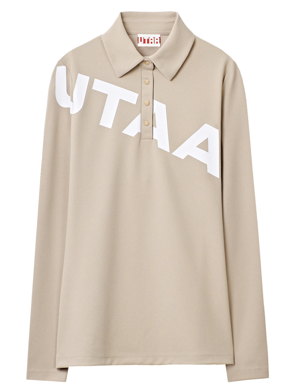 UTAA Swing Fit Bounce Logo Sleeve : Women&#039;s Beige(UC1TLF763BE)