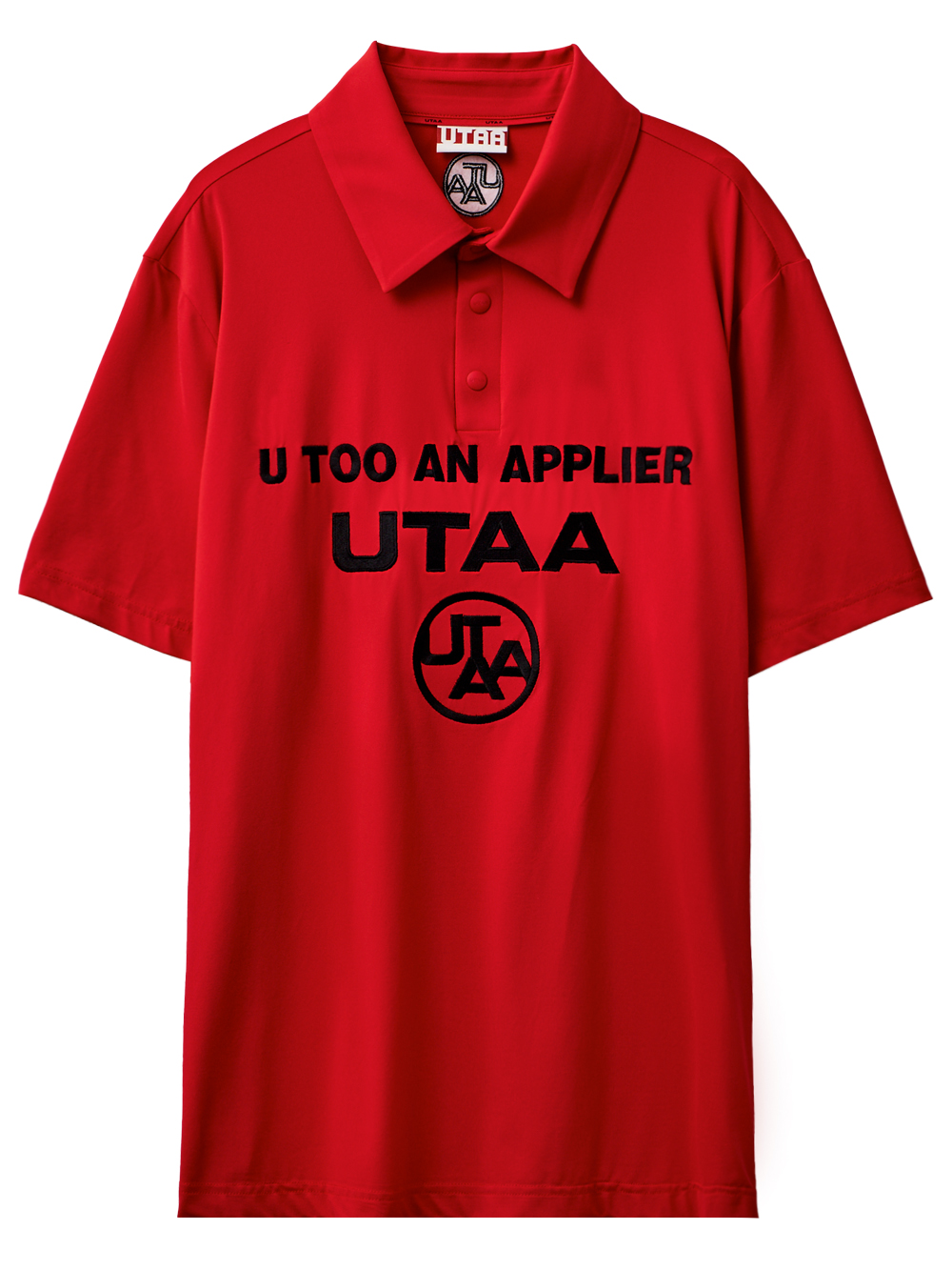UTAA Swing Fit Logo PK T-Shirts : Men&#039;s Red  (UC2TSM424RD)