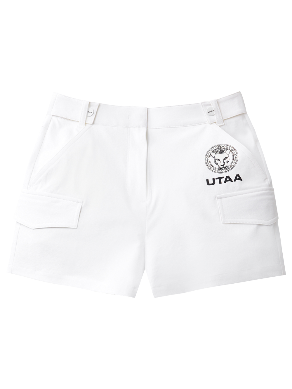 UTAA Ring Panther Short Pants : White  (UC3PSF542WH)