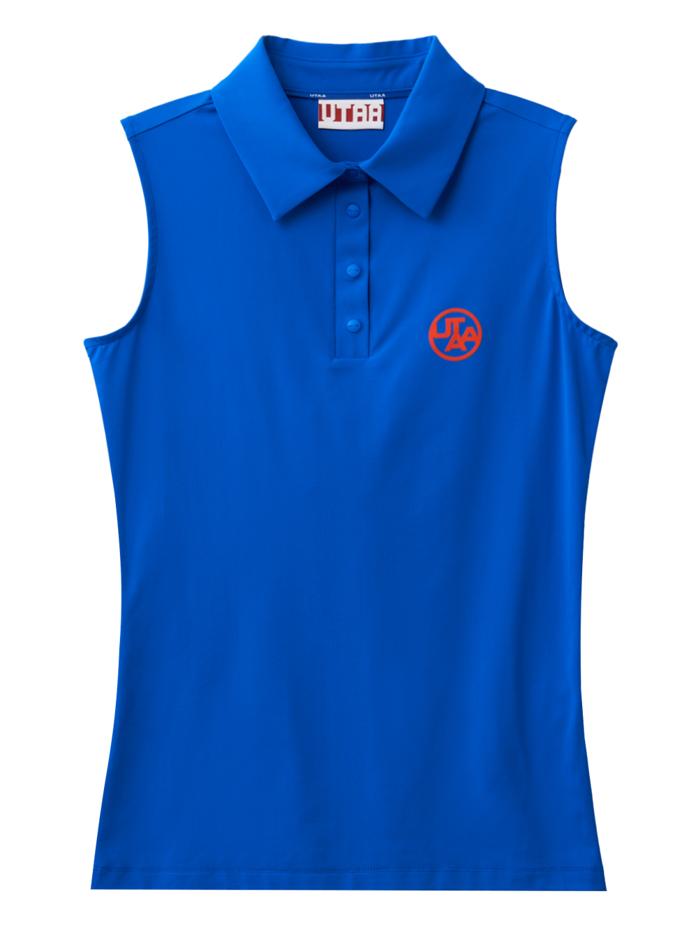 UTAA Symbol Sleeve T-Shirts : Women&#039;s Blue  (UC2TVF414BL)