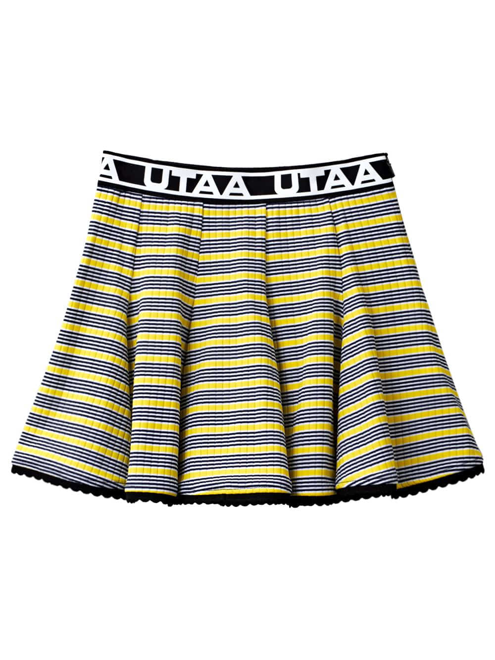 UTAA Stripe Flare Skirt : Women&#039;s Yellow  (UC2SSF413YE)