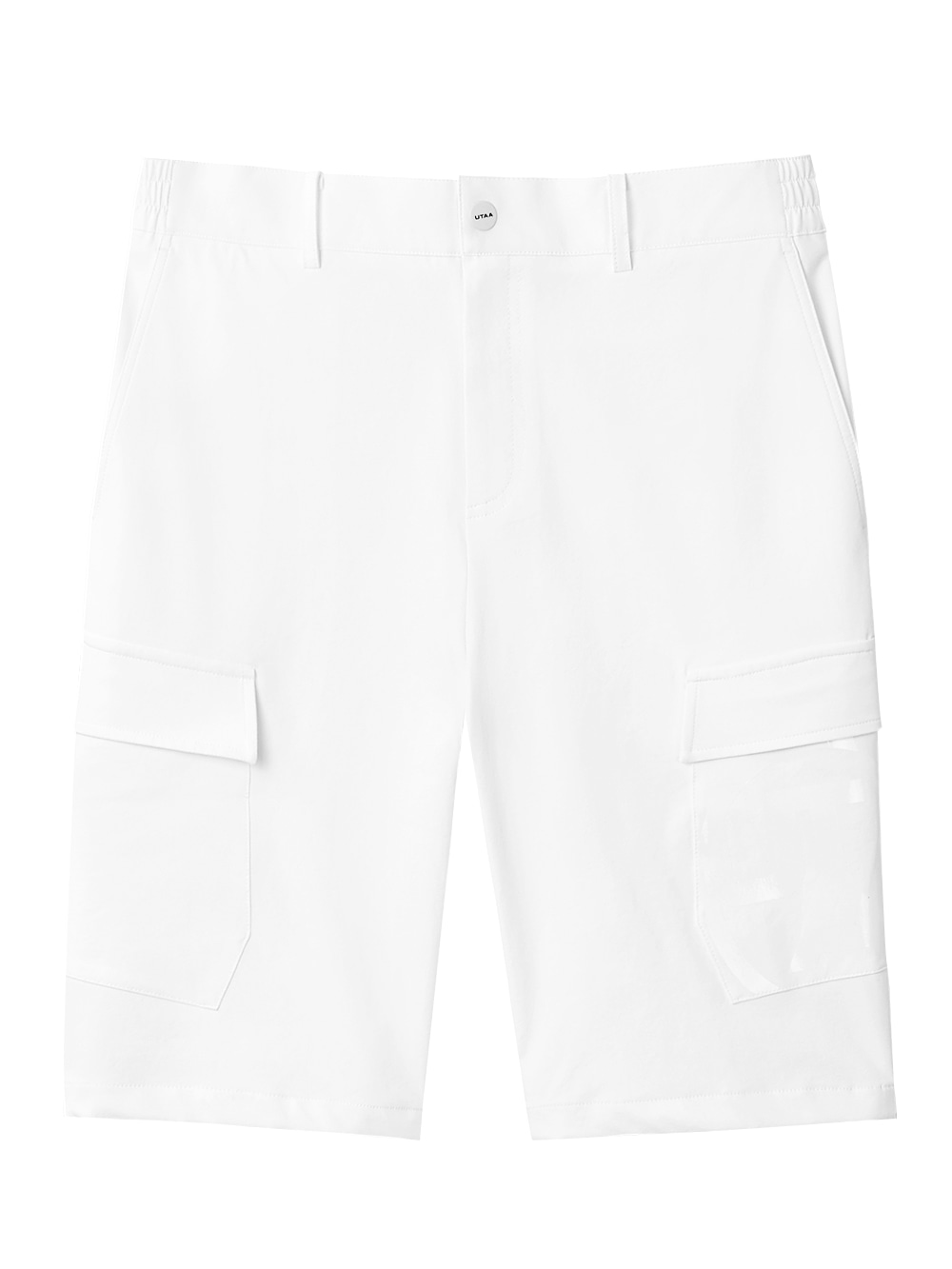 UTAA Tape Symbol Pocket Short Pants : Men&#039;s White (UB2PSM502WH)