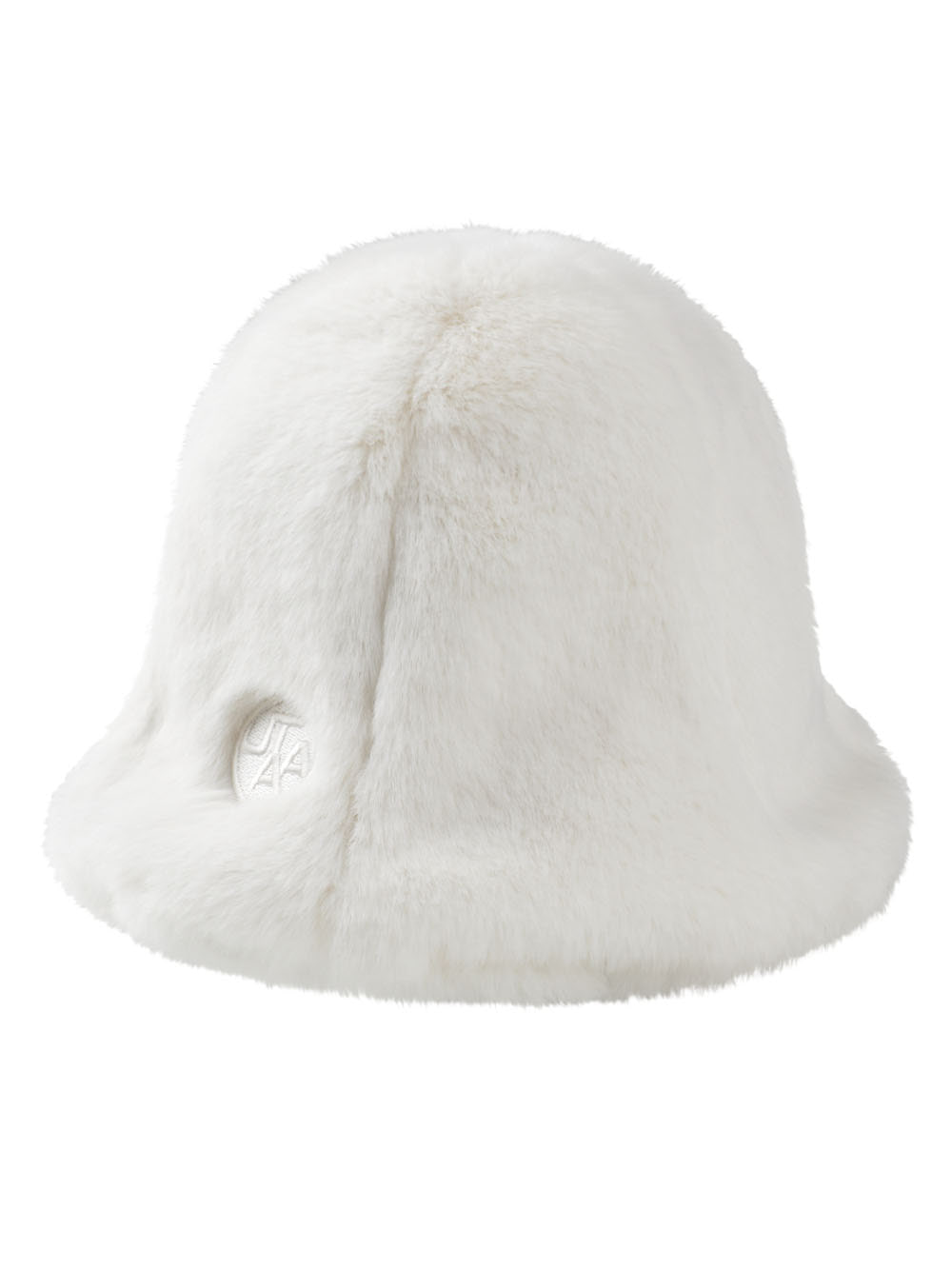 UTAA Symbol Snow Fur Bucket Hat : Women&#039;s White (UB4GCF746WH)