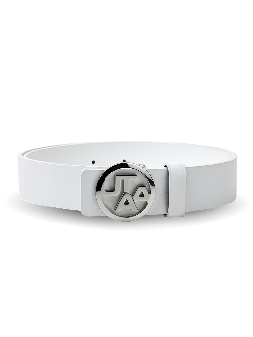UTAA Metal Symbol Logo Belt : Women&#039;s White (UC0GBF105WH)