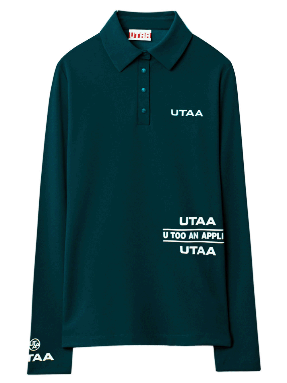 UTAA Tag Line Crown Panther PK Sleeve : Women&#039;s Green (UC1TLF761GN)