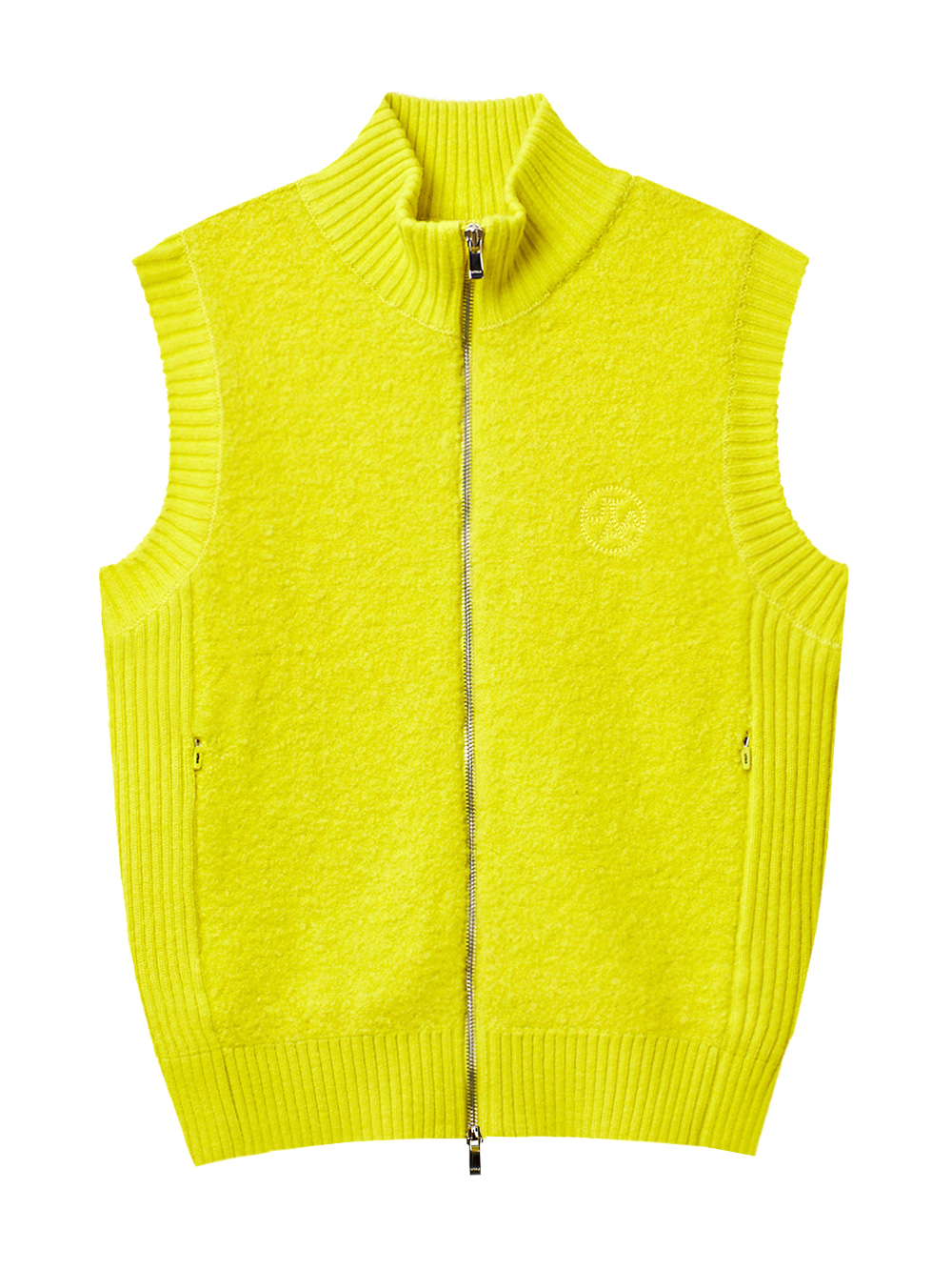 UTAA Stitch Alpaca Knit Vest  : Women&#039;s Yellow(UB4KVF582YE)