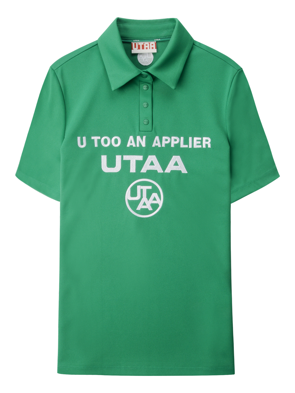 UTAA Swing Fit Logo PK T-Shirts : Men&#039;s Green (UC2TSM424GN)